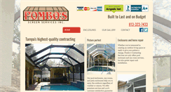 Desktop Screenshot of pomboscontracting.com