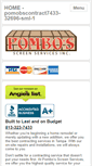 Mobile Screenshot of pomboscontracting.com